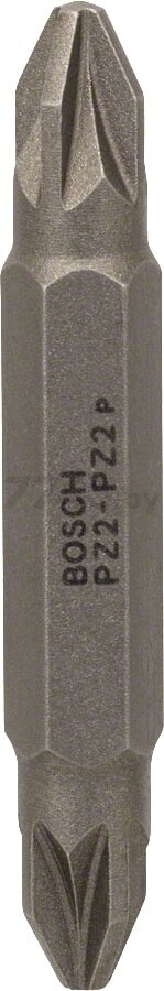 Бита для шуруповерта двусторонняя РZ2 - РZ2 45 мм BOSCH (2607001742)